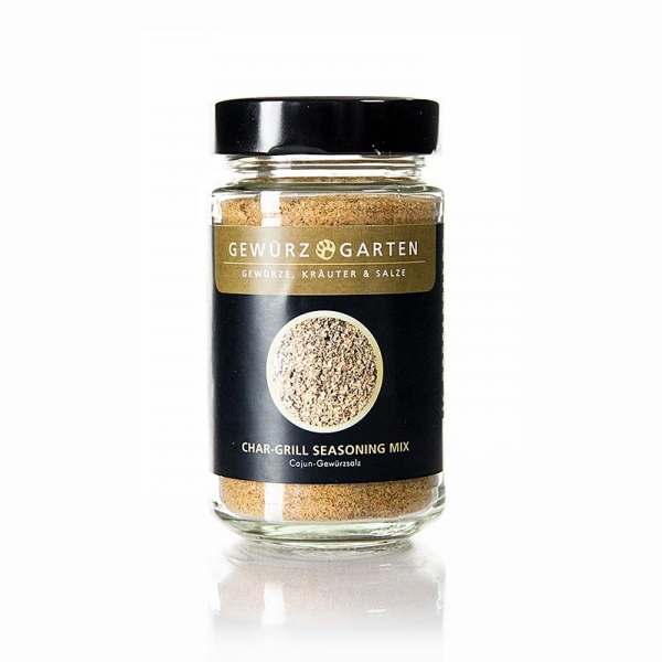 Gewürzgarten Char Grill Seasoning Mix, Cajun Gewürzsalz, 180g