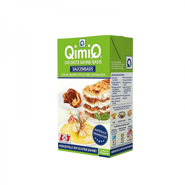 QimiQ Saucenbasis Natur, für sämige Suppen & Saucen, 15% Fett, 250g