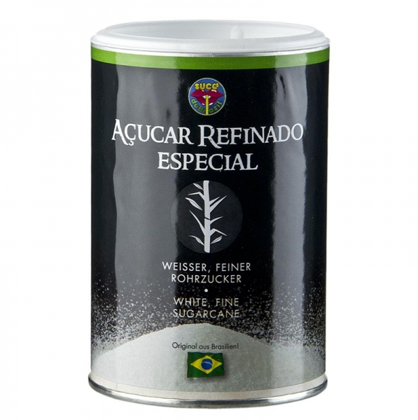 Rohr-Zucker Spezial, weiß, fein für Cocktails, Brasilien, 250g