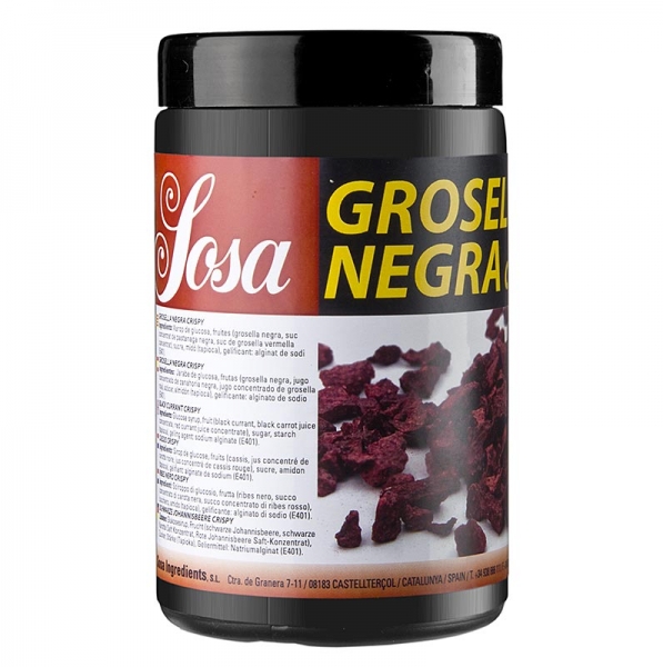 Crispy - Schwarze Johannisbeeren/Cassis, gefriergetrocknet, 200g