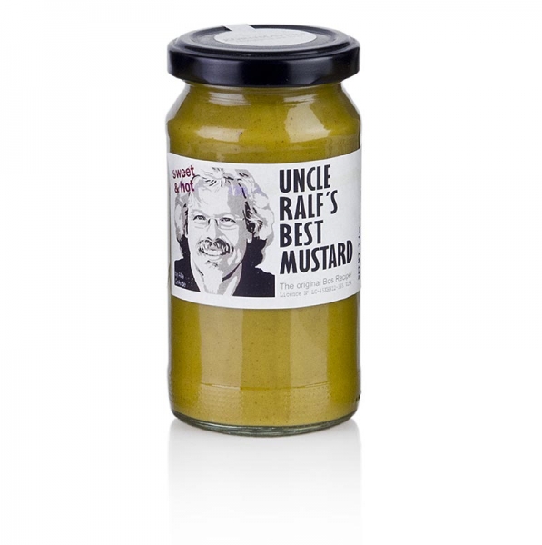Kornmayer - Uncle Ralfs Best Mustard Senf, sweet & hot, 210 ml