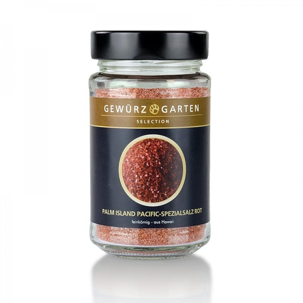 Gewürzgarten Palm Island Pacific-Salzzubereitung, rot mit Tonerde, fein, Hawaii, 220g