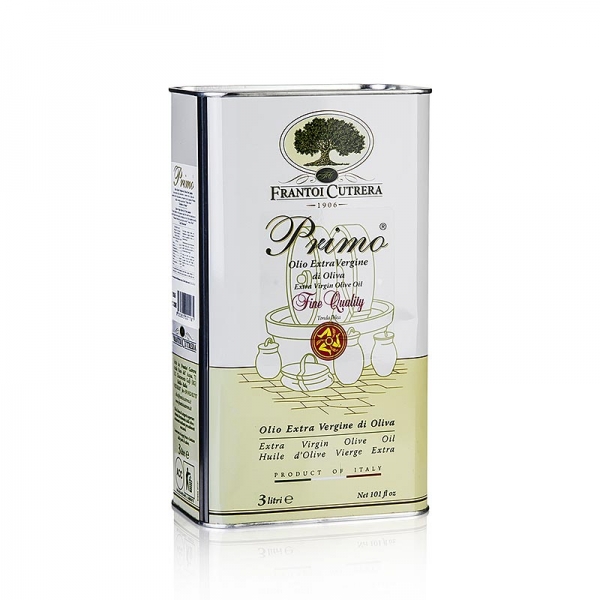 Frantoi Cutrera "Primo", Olivenöl Extra Vergine, 100% Tonda Iblea, 3 l