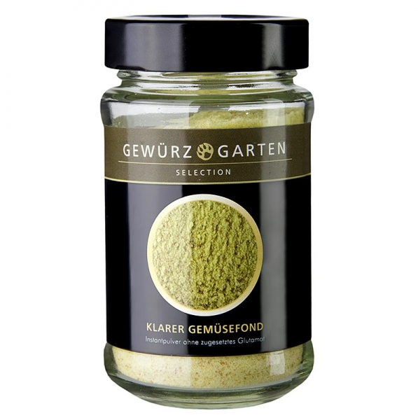 Gewürzgarten Klarer Gemüsefond, Instantpulver, ohne zugesetztes Glutamat, 170g