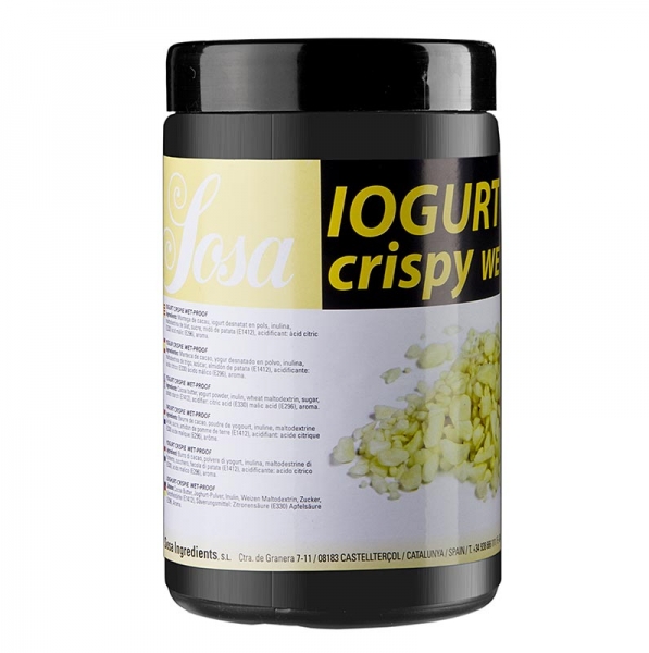 Crispy - Joghurt, Wetproof, mit Kakaobutter ummantelt, 400g