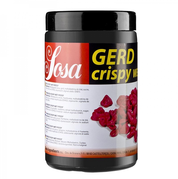 Crispy - Himbeer, Wetproof, mit Kakaobutter ummantelt, 400g