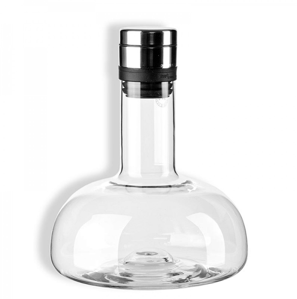 Weinkaraffe "Wine Breather", aus Glas, für Rotwein, 21cm hoch, 1 St