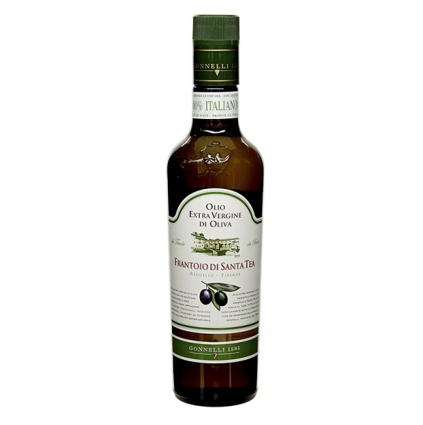 "Fruttato Intenso", Olivenöl Extra Vergine, grüne Oliven, Santa Tea Gonnelli, 500 ml