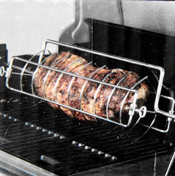 Outdoorchef-Zubehör- Bratenkorb Set mit Motor, für Auckland/Perth/Canberra, 2 tlg.