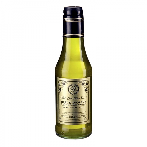 Olivenöl Vierge AOC, Fruité Noir, mild-süßlich, Baux de Provence, Cornille, 250 ml