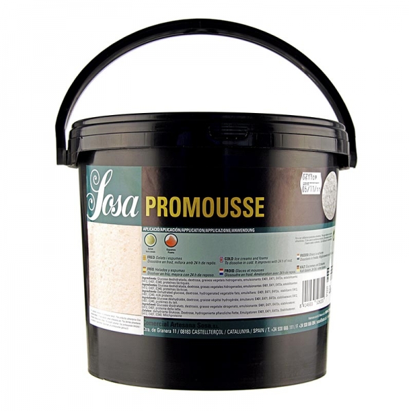 Pro Mousse, kalt löslich, Stabilisator für Eiscreme und Schäume, 3 kg