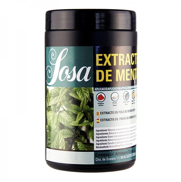 Pulver - Minze, grün, 500g