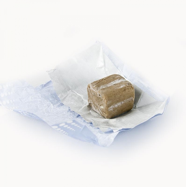 Mini Trüffelpralinen - Dolce d´Alba, Cappuccino/Kakaobohnen, ca. 7g, hellblau, 2,5 kg