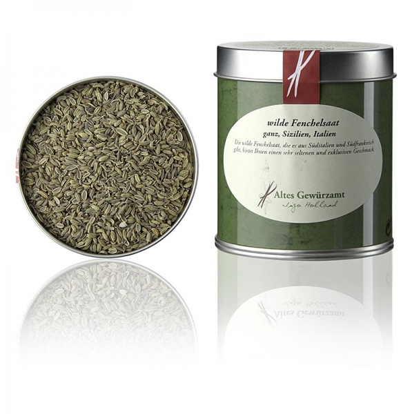 Wilder Fenchelsamen, ganz, aus Sizilien, Altes Gewürzamt, 70 g