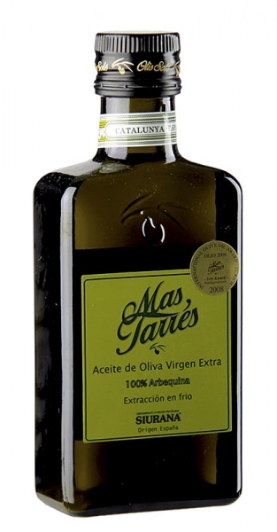 Oliva Verde "Mas Tarrés", Olivenöl Extra Virgen, Arbequina Oliven, DOP Siurana, 250 ml