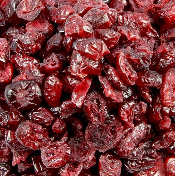 Cranberries/Moosbeeren, getrocknet, mit Ananassaft gesüßt, hell, 1 kg
