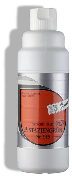 Lebensmittelfarbe plus, pistaziengrün, flüssig, 915, Dreidoppel, 1 l