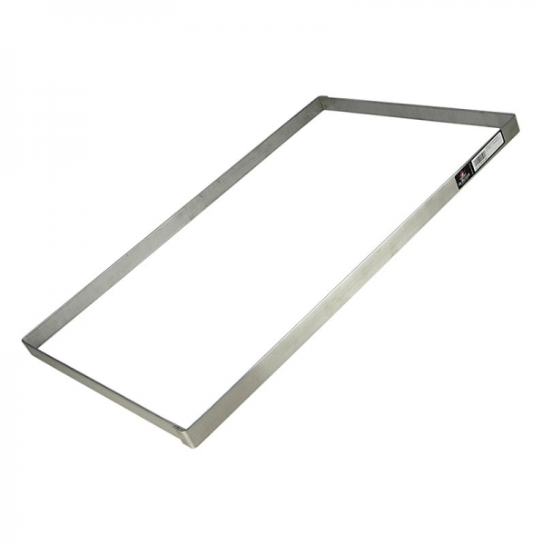 deBUYER Rahmen, rechteckig, Edelstahl, 57 x 37cm, 2,5cm hoch, 1 St