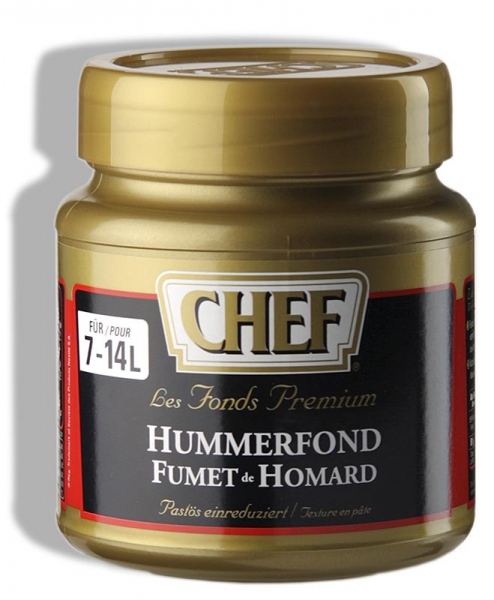 CHEF Premium Konzentrat - Hummerfond, leicht pastös, orangerot, für 7-14 L, 560g
