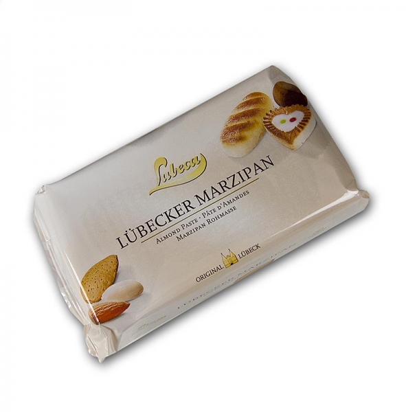 Roh-Marzipan, MO MM, 52% Mittelmeermandeln, Lubeca, 1 kg