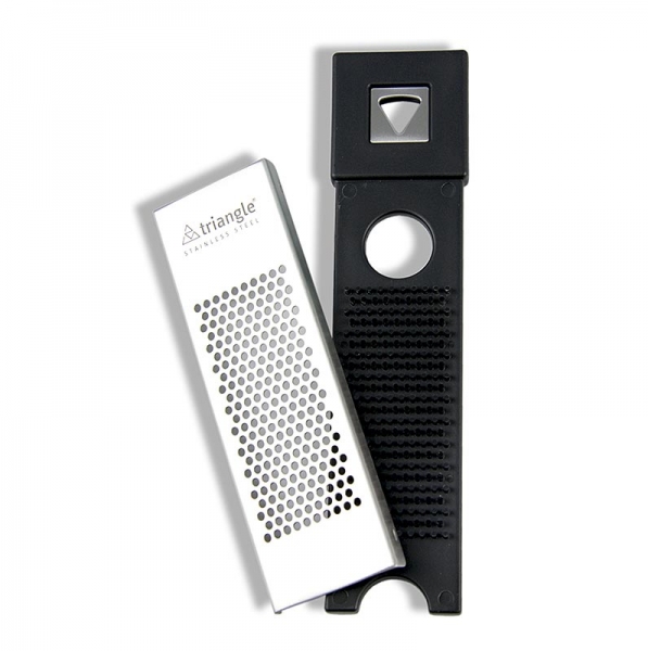 Ingwer- und Zitronenreibe, 18,5cm lang, 4,5cm breit, Edelstahl, 1 St