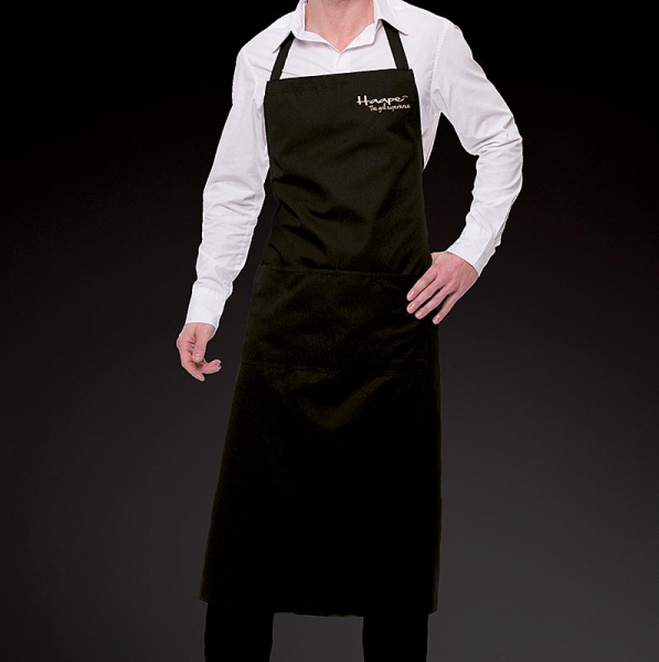 Haape Zubehör - Grill Latzschürze, mit 2 Taschen, schwarz, 1 St