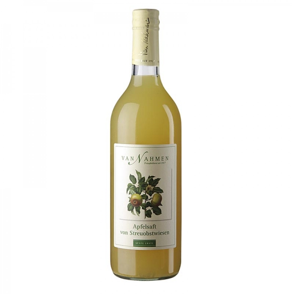 van Nahmen - Streuobstwiesen Apfelsaft, späte Ernte, 100% Direktsaft, 750 ml
