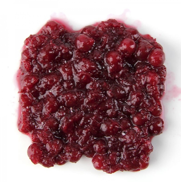 Gewürzgarten Wildpreiselbeeren, kaltgerührt, mit Zitronensaft und Rum, 225 ml