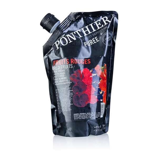 Püree- Rote Früchte, mit Zucker, 1 kg