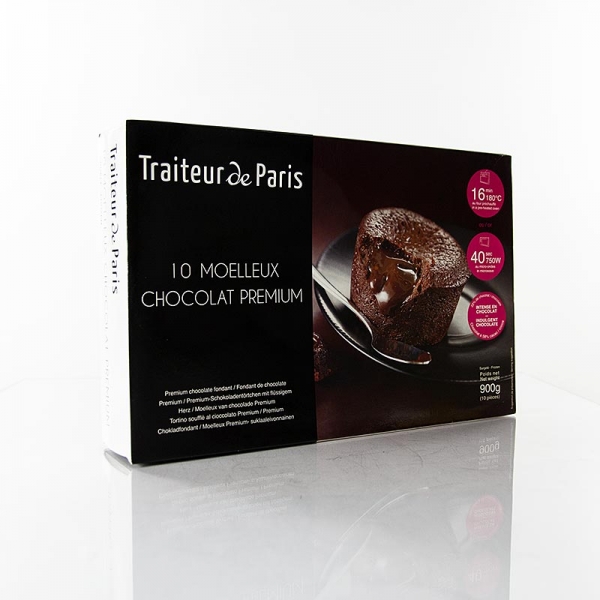 Fondant Chocolat - Schokoladensouffle, Traiteur de Paris, TK, 900g, 10 St