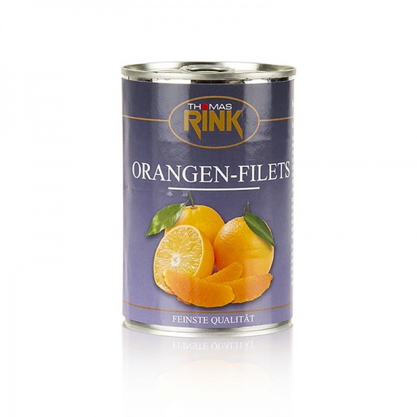 Orangen-Filets - kalibrierte Segmente, leicht gezuckert, 425g