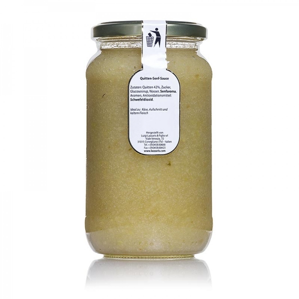 Lazzaris -Quitten-Senf-Sauce, nach Tessiner Art, 650g