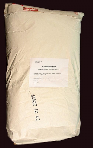 Mehl 65, 25 kg für Brot (Frankreich) -Banette-, 25 kg
