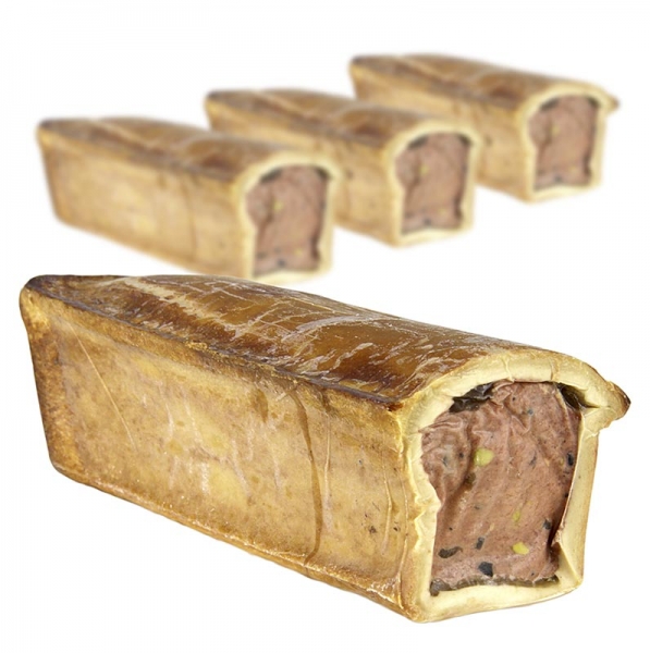 Trüffel Pâté, mit Wintertrüffel, Farce vom jungen Schwein, TK, 2 kg, 4 x 500g