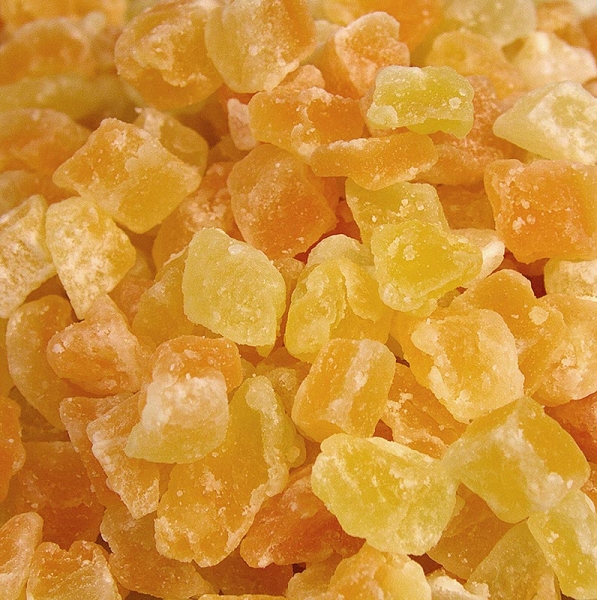 Cantaloupe Honigmelone, gewürfelt, ungeschwefelt, gezuckert, 1 kg