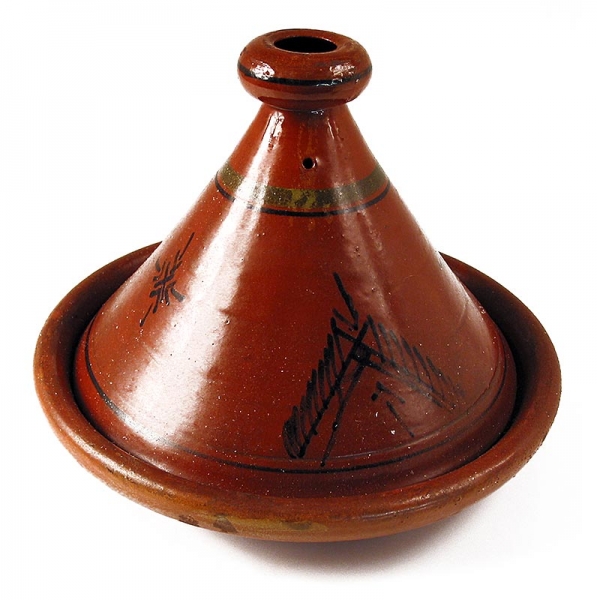 Cous-Cous Topf aus Tonerde - Tajine/Tagine, mittel, ø 30cm außen, 20cm hoch, St