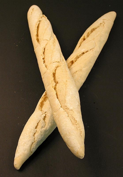 Baguette Rustica, aus Sauerteig, mit spitzen Enden, Campaillette, TK, 7,29 kg, 27 x 270g