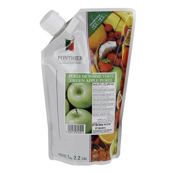 Püree- Grüner Apfel, mit Zucker, 1 kg