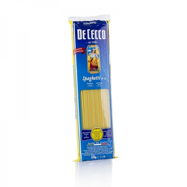 De Cecco Spaghetti, No.12, 500g