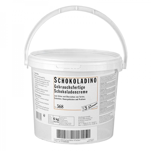 Fettglasur "Schokoladino", Dreidoppel, 6 kg