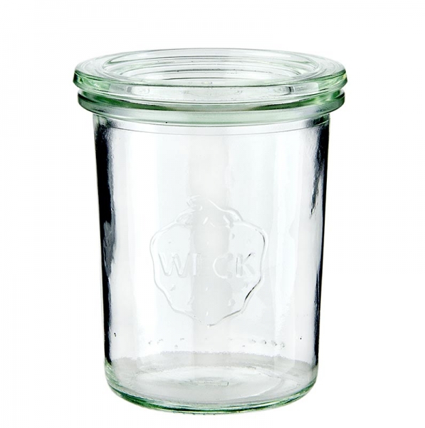 Mini-Sturzform, ø 60mm, 80mm hoch, 160 ml, ohne Klammern u. Gummiring, Weck, 1 St