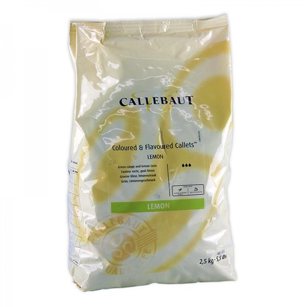 Aromatisierte Dekormasse - Lemon, Callets, 2,5 kg