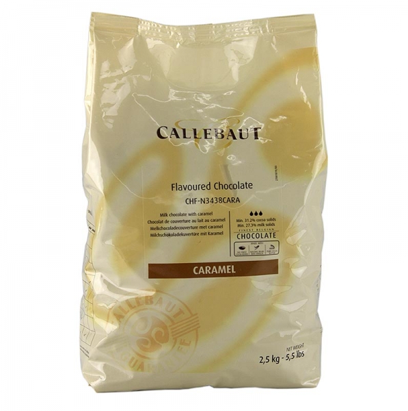 Aromatisierte Dekormasse - Caramel, Callets, 2,5 kg
