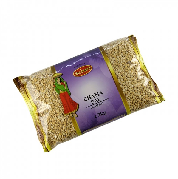 Kichererbsen - Chana Dal, halbiert, geschält, getrocknet, 2 kg