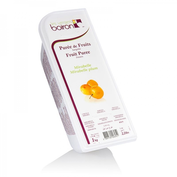 Püree-Mirabellen, ungezuckert, TK, 1 kg