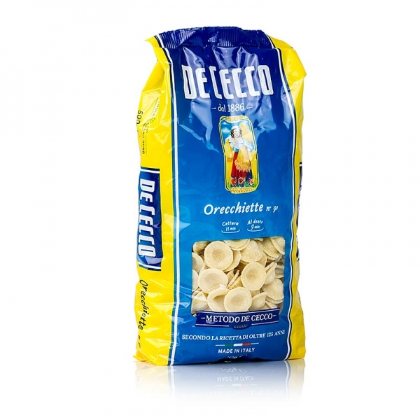 De Cecco Orecchiette, No.91, 500g