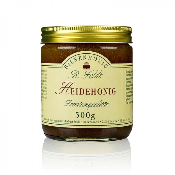 Heide-Honig, dunkel, cremig, aromatisch, heidetypisch kräftig, 500g