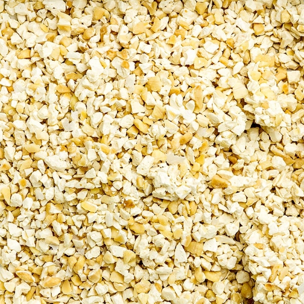 Französischer Nougat, hellbraun, grob geraspelt, 2-4mm, aus Montelimar, 1 kg