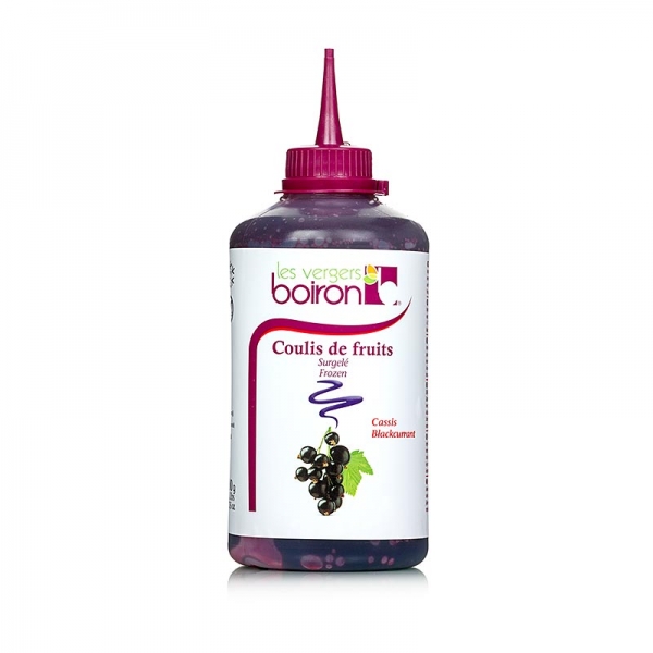 Coulis Cassis, Sauce, 20% Zucker, Squeeze Flasche, TK, 500g