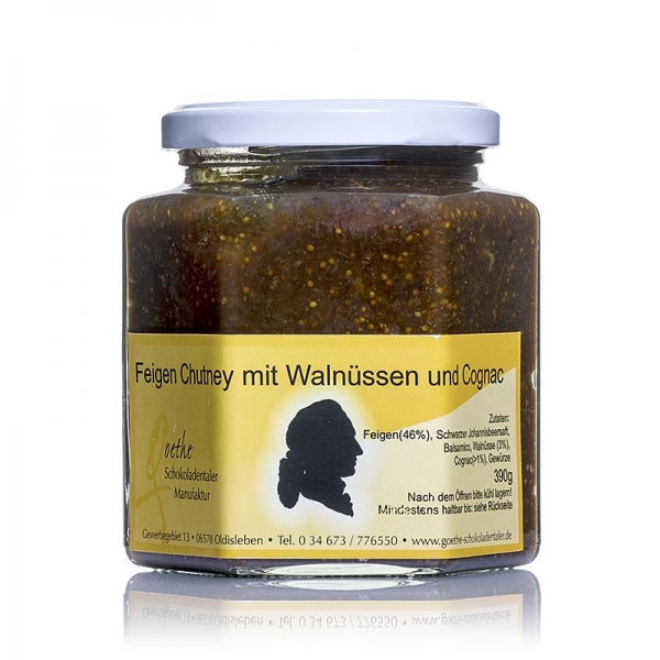 Goethe Manufaktur - Feigen-Walnuss-Cognac Chutney, 390g